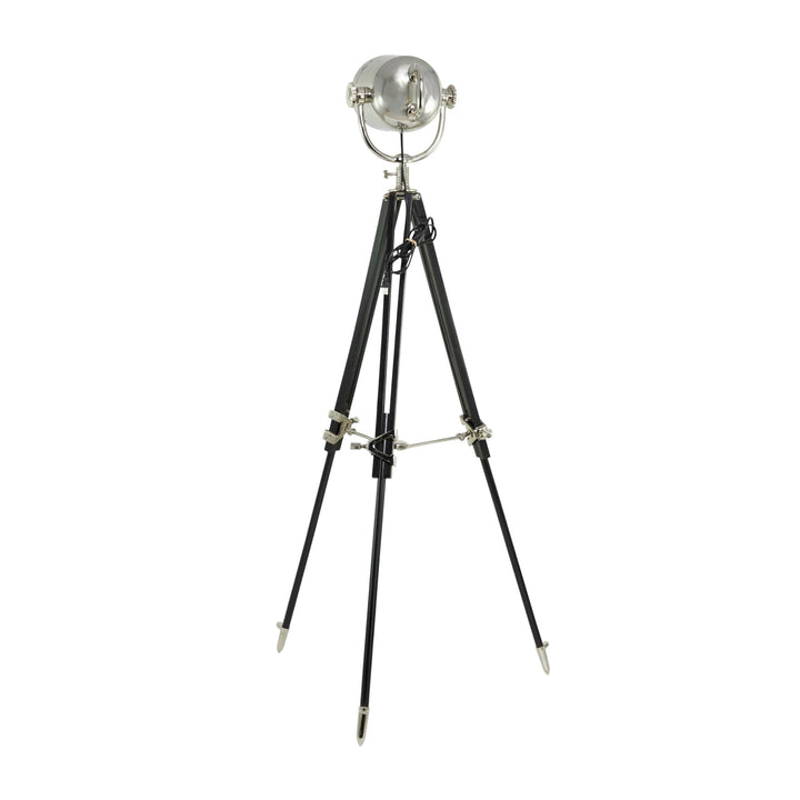 Studio 67-inch Large Director's Spot Light Tripod Floor Lamp Silver Industrial - Diamond Home USA
