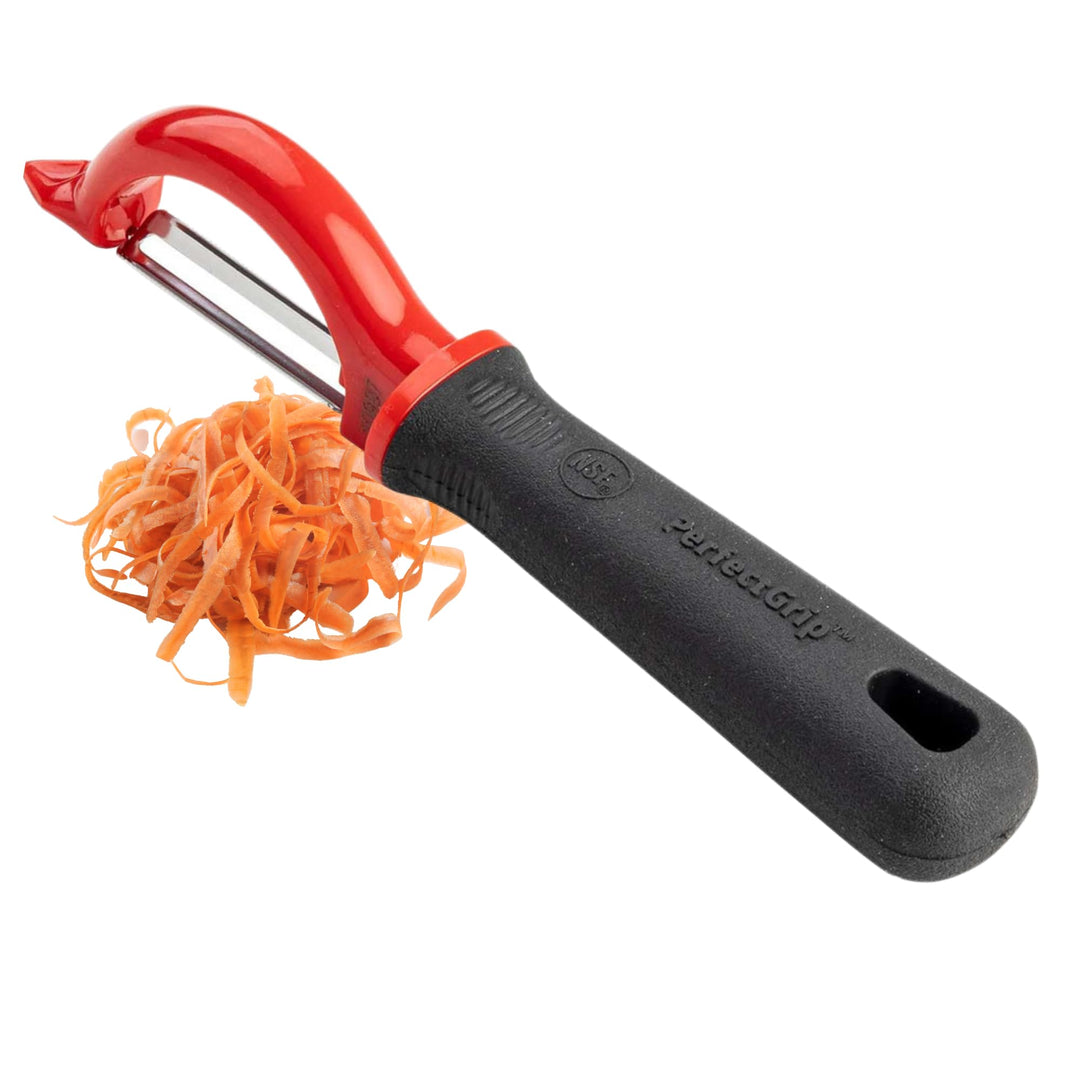 Tablecraft Stainless Steel Straight Peeler Straight Edge Non Swivel Tool to Peel