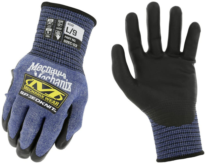 Mechanix Wear SpeedKnit™ S2EC03 Gloves (Large Blue)