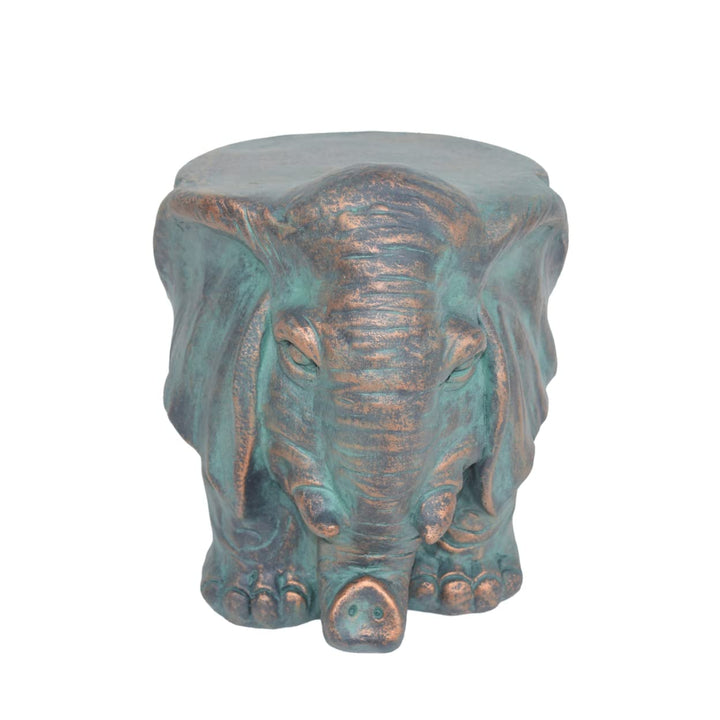 Christopher Knight Home Salome Elephant Garden Stool Copper Patina