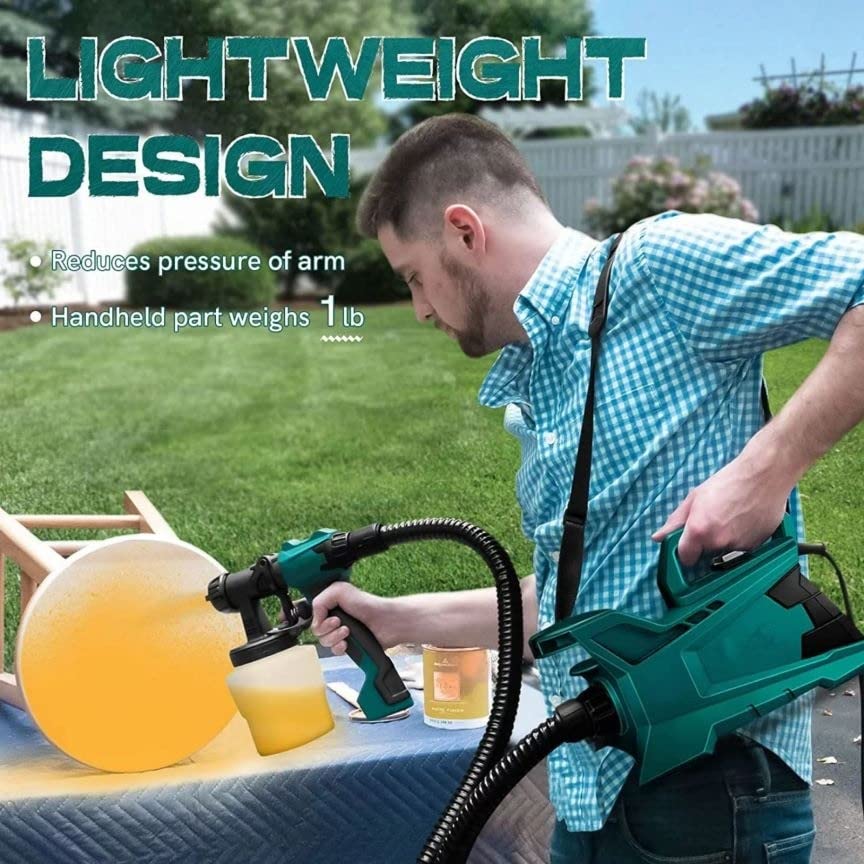 High Power Home Electric Paint Spray Gun Green Assembly Hardware - Diamond Home USA