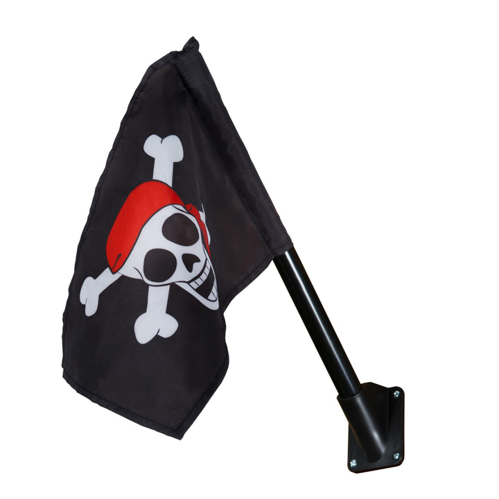 Gorilla Playsets 09-1014-P Pirate Flag Swing Set Accessory with Mounting - Diamond Home USA