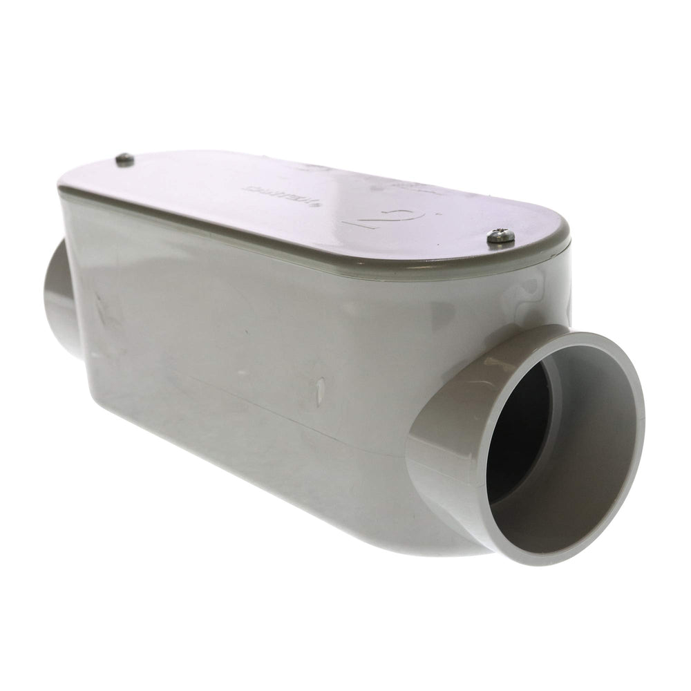 Cantex 5133106 Non-Metallic PVC Type-C Conduit Access Outlet Body 2-Inch - Diamond Home USA