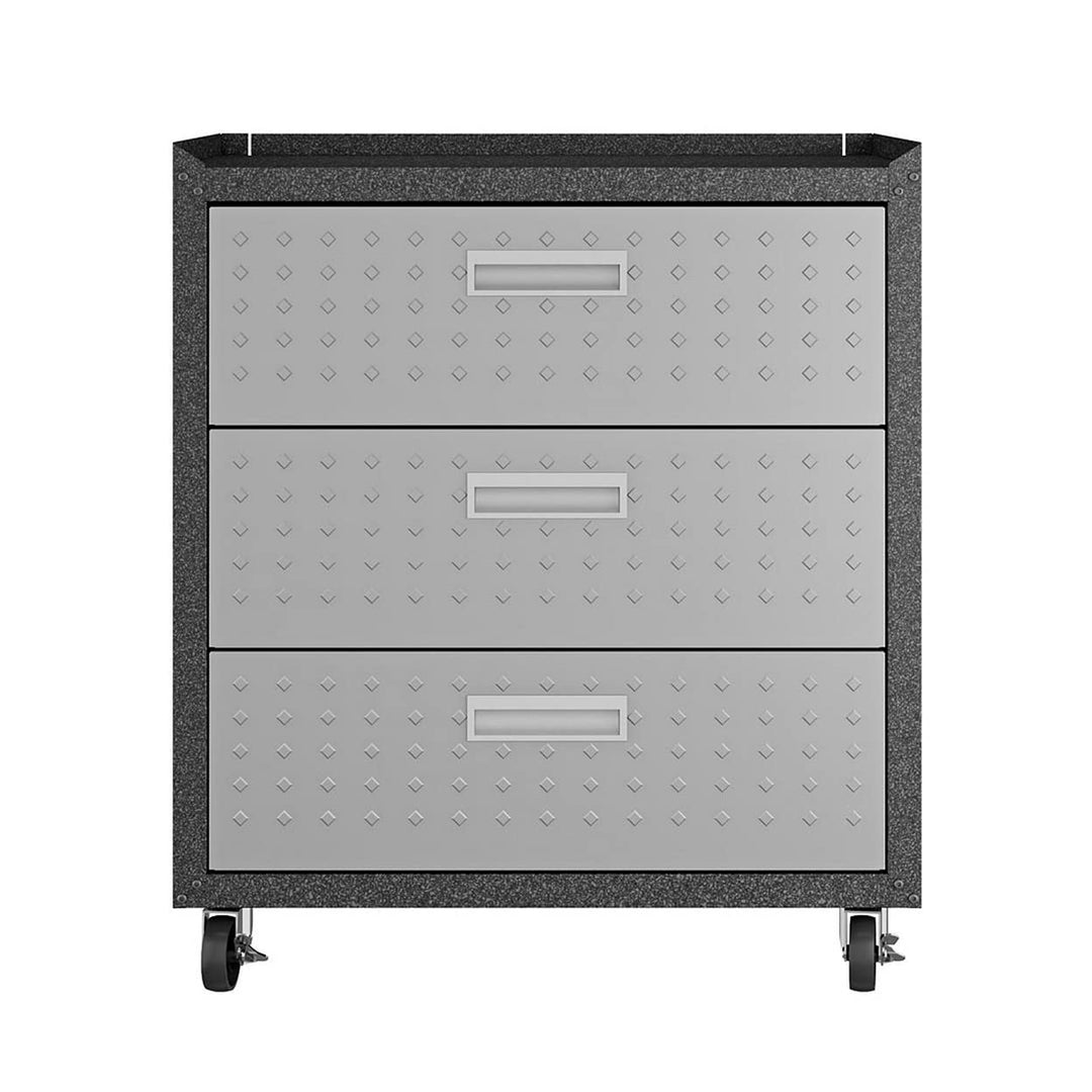 Manhattan Comfort Fortress 31.5" Mobile Garage Chest with Drawers - Diamond Home USA