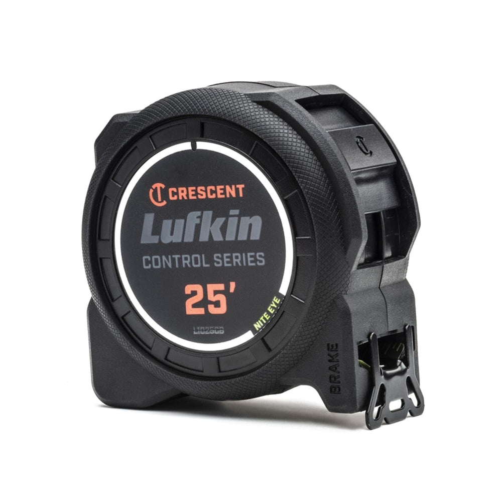 25 Ft. L X 1-3/16 in. W Control Series Black Blade Tape Measure Abs - Diamond Home USA