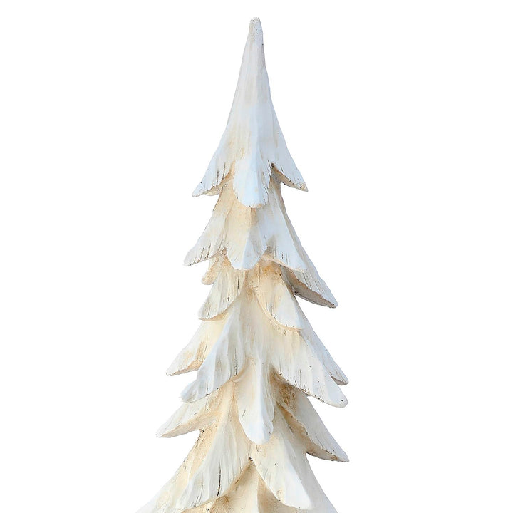 Regency International 18-25" Resin Winter Retreat Tree Set of 2 - Diamond Home USA