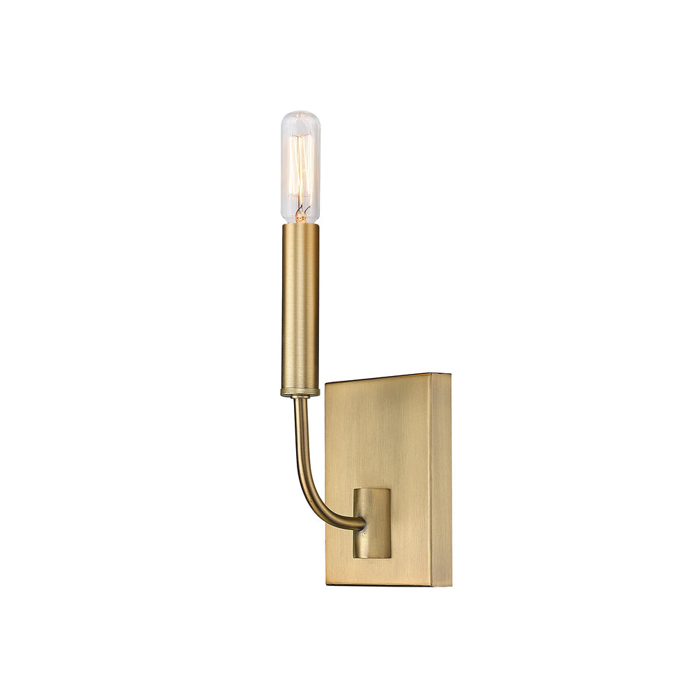 Aged Brass Modern Glam Traditional 1-light Wall Sconce with Shade Gold - Diamond Home USA