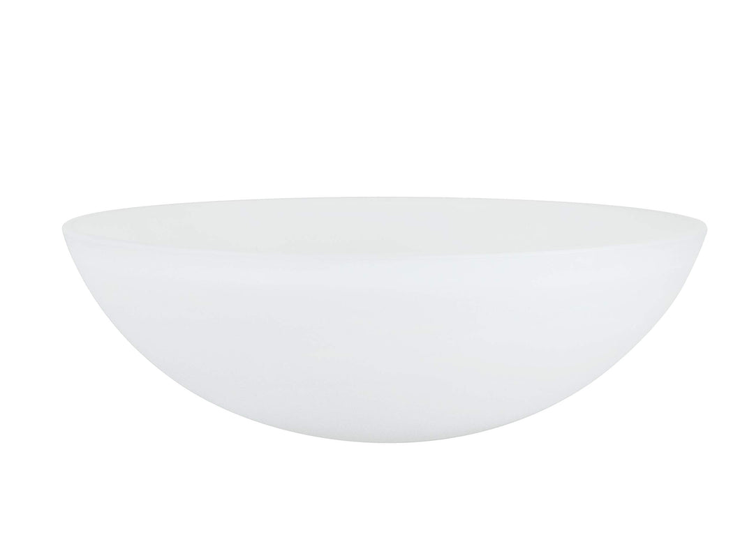 Aspen Creative Frosted 23098-01 Transitional tyle Replacement Torchiere Glass