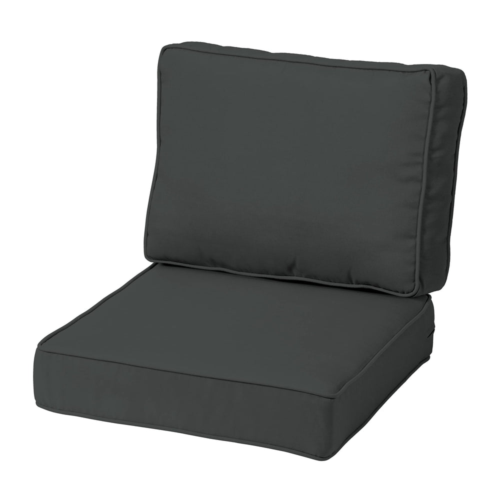 Arden Selections ProFoam Performance Outdoor Deep Seating Cushion Set 22 x 22 22 L x 22 W - Slate Grey