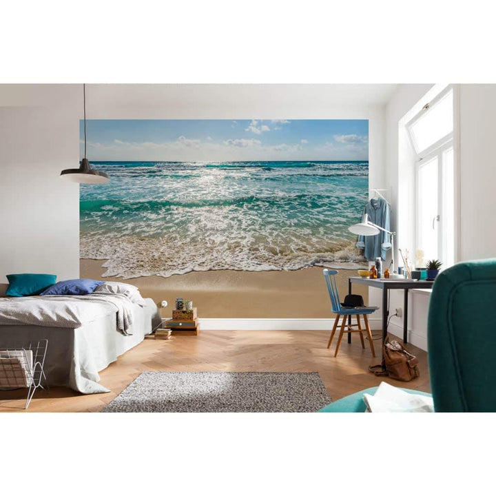 Komar 8-983 Seaside Mural Blue - Diamond Home USA