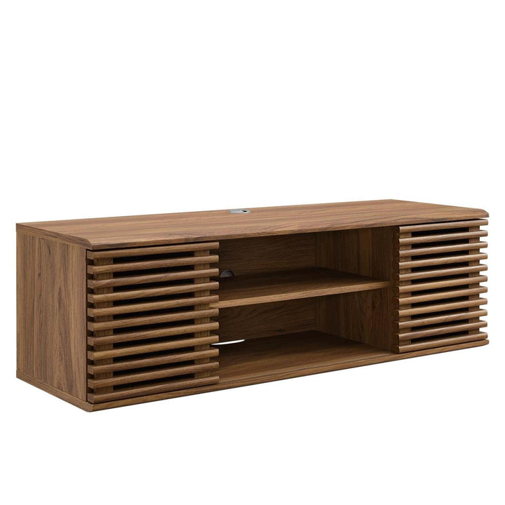 Modway Render 46" Mid-Century Modern all Mount Media Console TV Stand 46 Inch