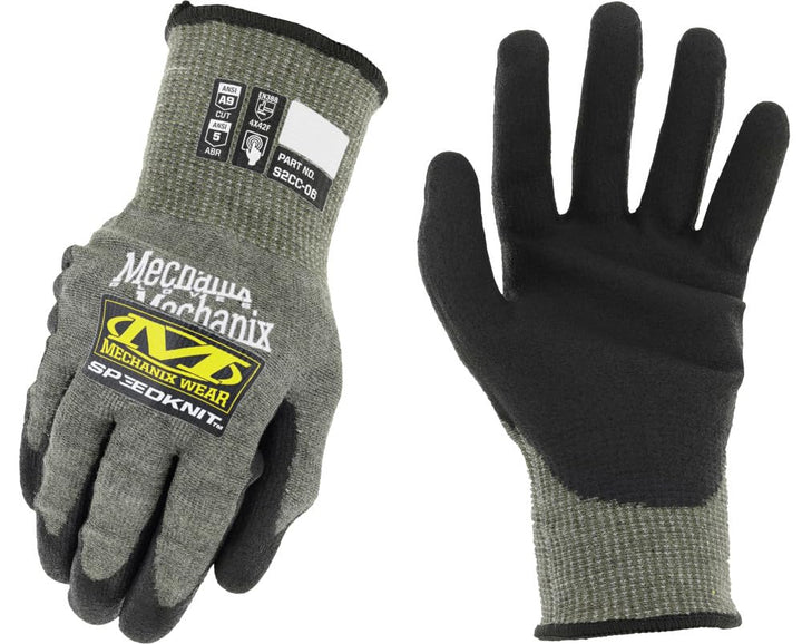 Mechanix Wear: ANSI A9 Cut Resistant Urethane Coated SpeedKnit Work Gloves -