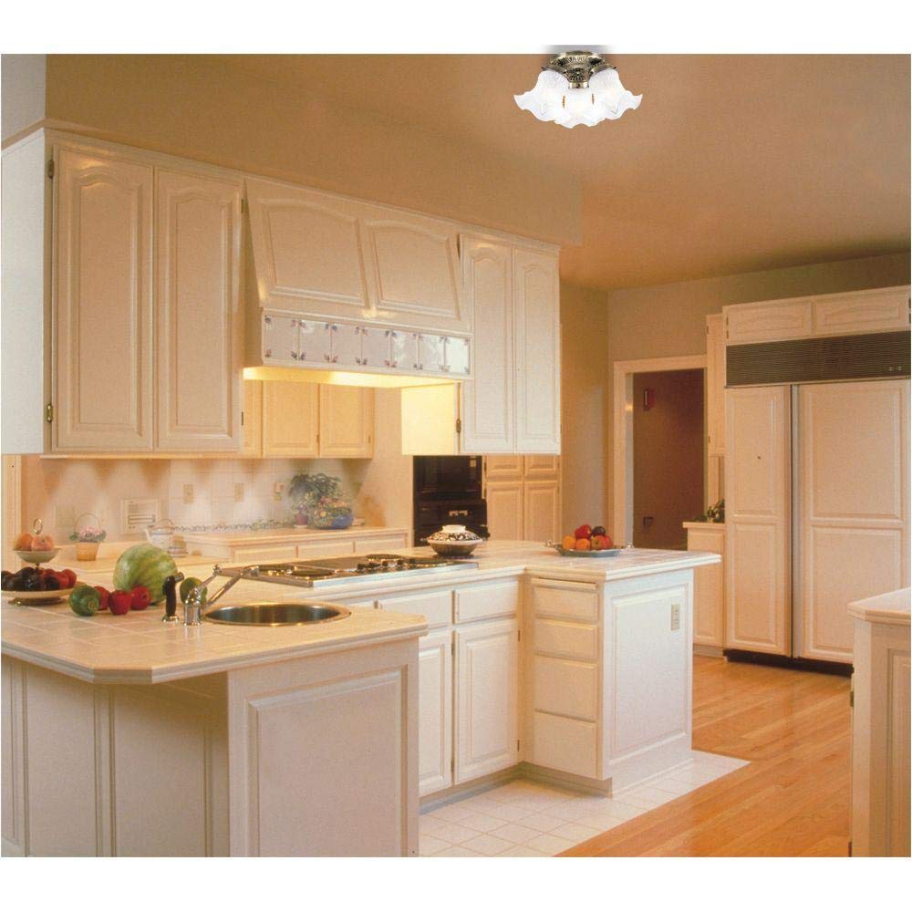 Westinghouse 6668600 Three-Light Flush-Mount Interior Ceiling Fixture Antique - Diamond Home USA