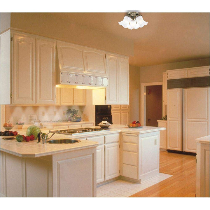 Westinghouse 6668600 Three-Light Flush-Mount Interior Ceiling Fixture Antique - Diamond Home USA