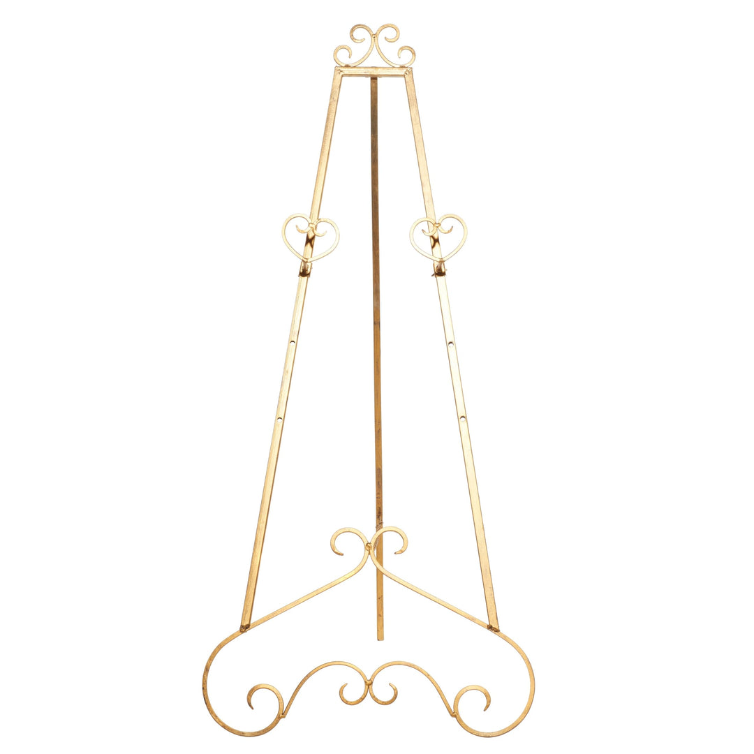 Gold Metal Traditional Easel 48 X 23 24 Iron - Diamond Home USA