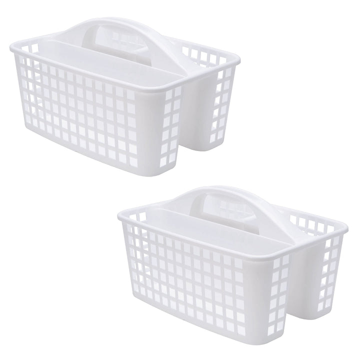 Simpliy 2 Pack Utility Caddy|Dimensions: 12"x 9.2"x 7.5"|3 Compartments|Great