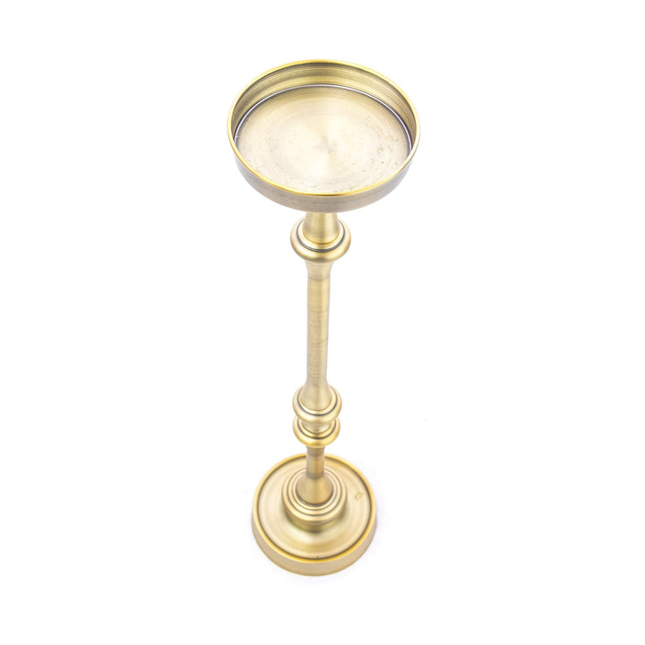 New Ridge Home Goods Dapper Glam 6in. Round Martini Set of 2 for Small Spaces