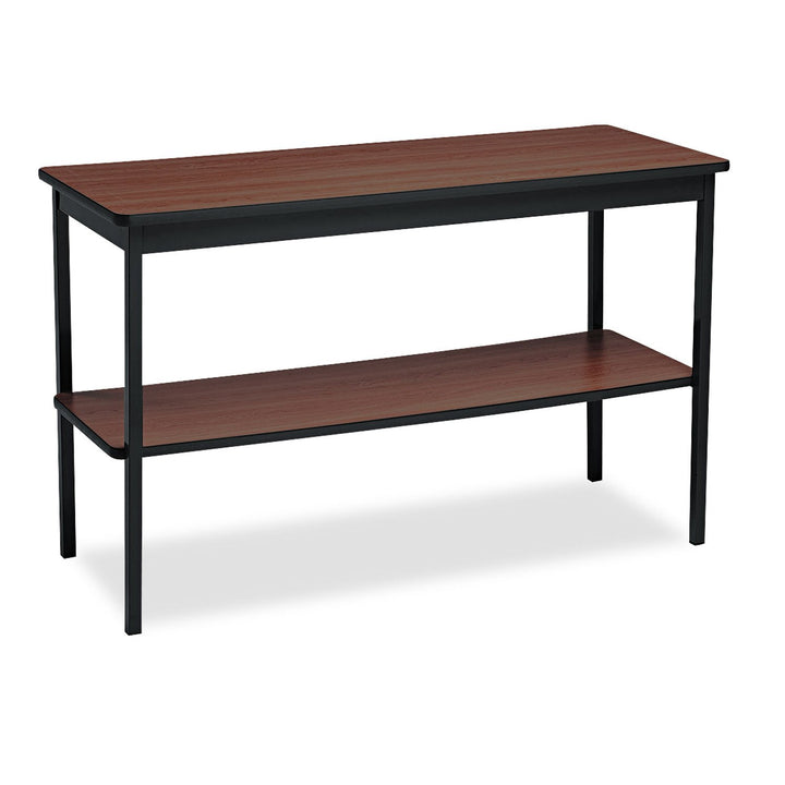 Barricks UTS1848A Utility Table with Bottom Shelf Rectangular 48w x 18d x 30h