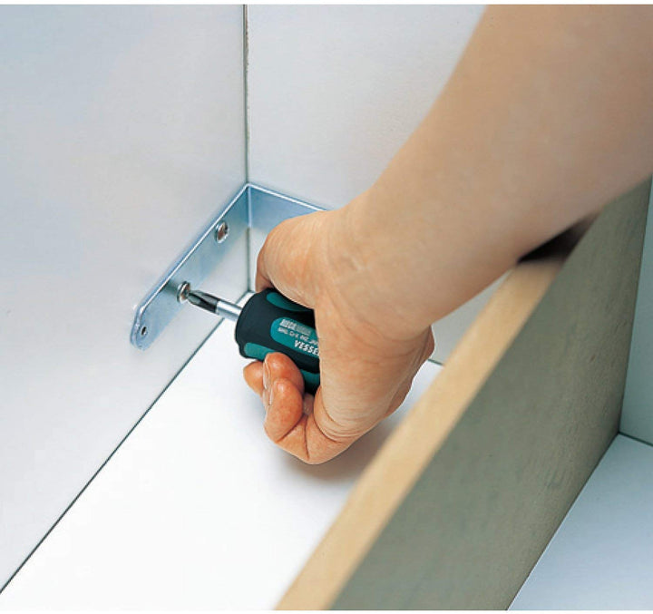 VESSEL MEGADORA Stubby Screwdriver +1x25 (1") 920P125 - Diamond Home USA