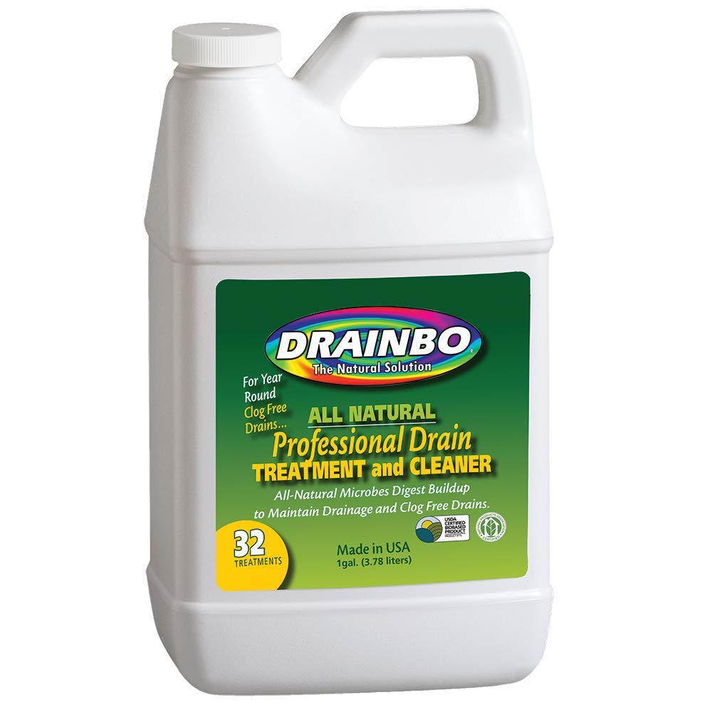 Drainbo Treatment Drain Cleaner 1-Gallon White