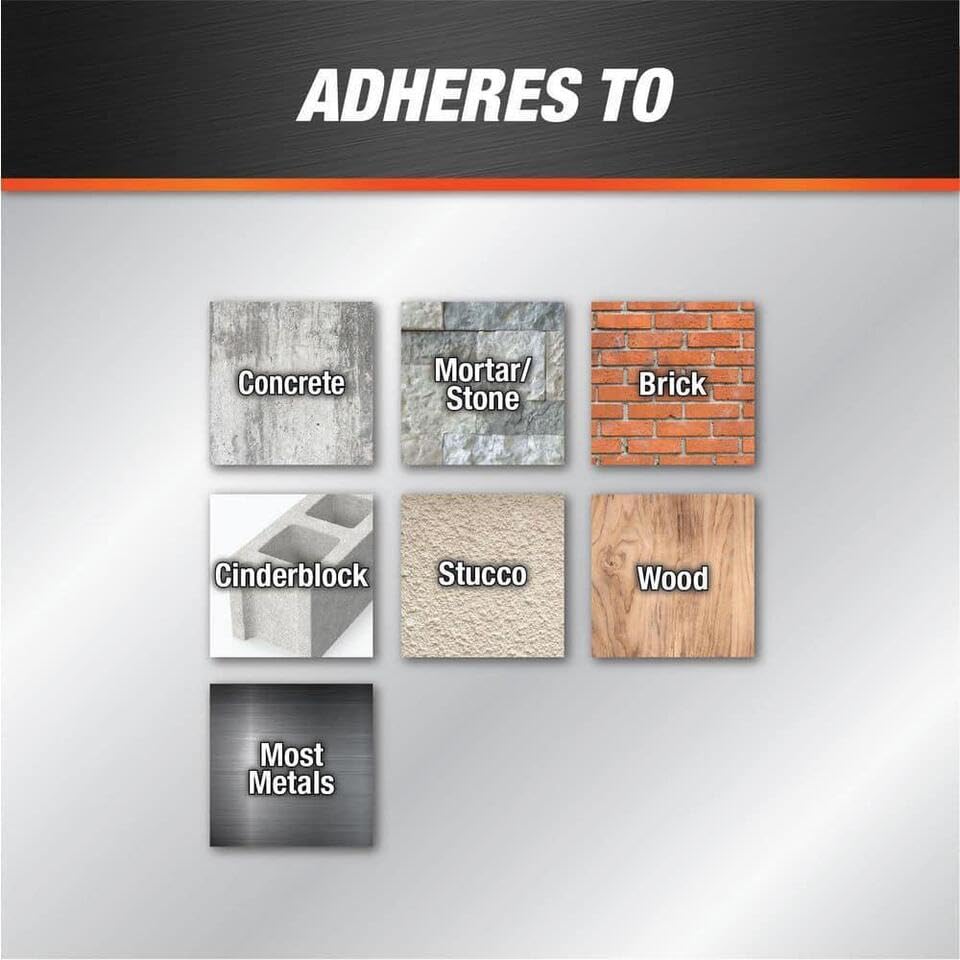 DAP 18096 10.1 oz Gray Concrete & Mortar Filler & Sealant - Diamond Home USA