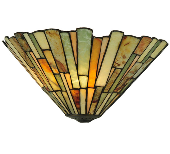 Meyda Tiffany 106732 Lighting 13" Width Finish: Moss Green