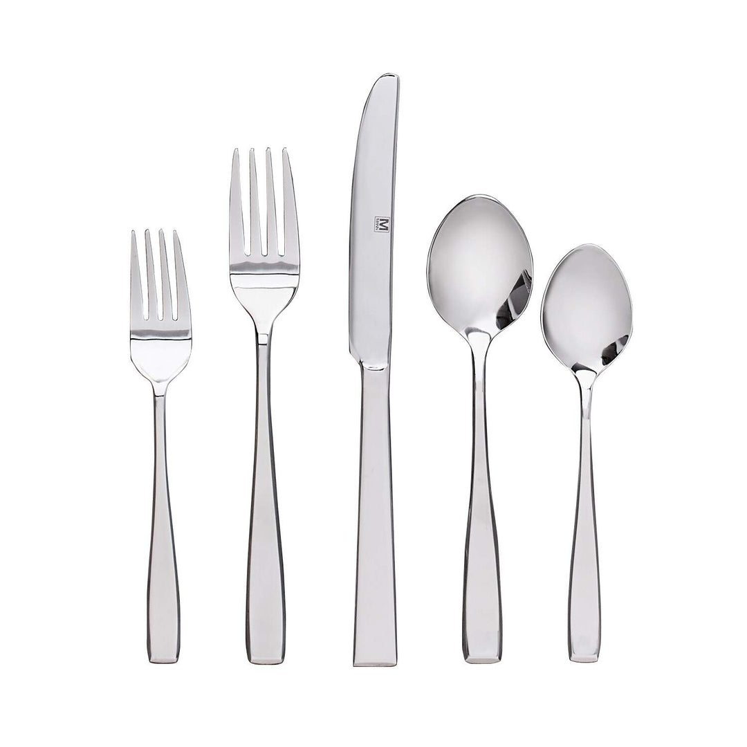 Flatware Stainless Steel 40pc Set Nice 9" X 0'5" Modern Contemporary - Diamond Home USA