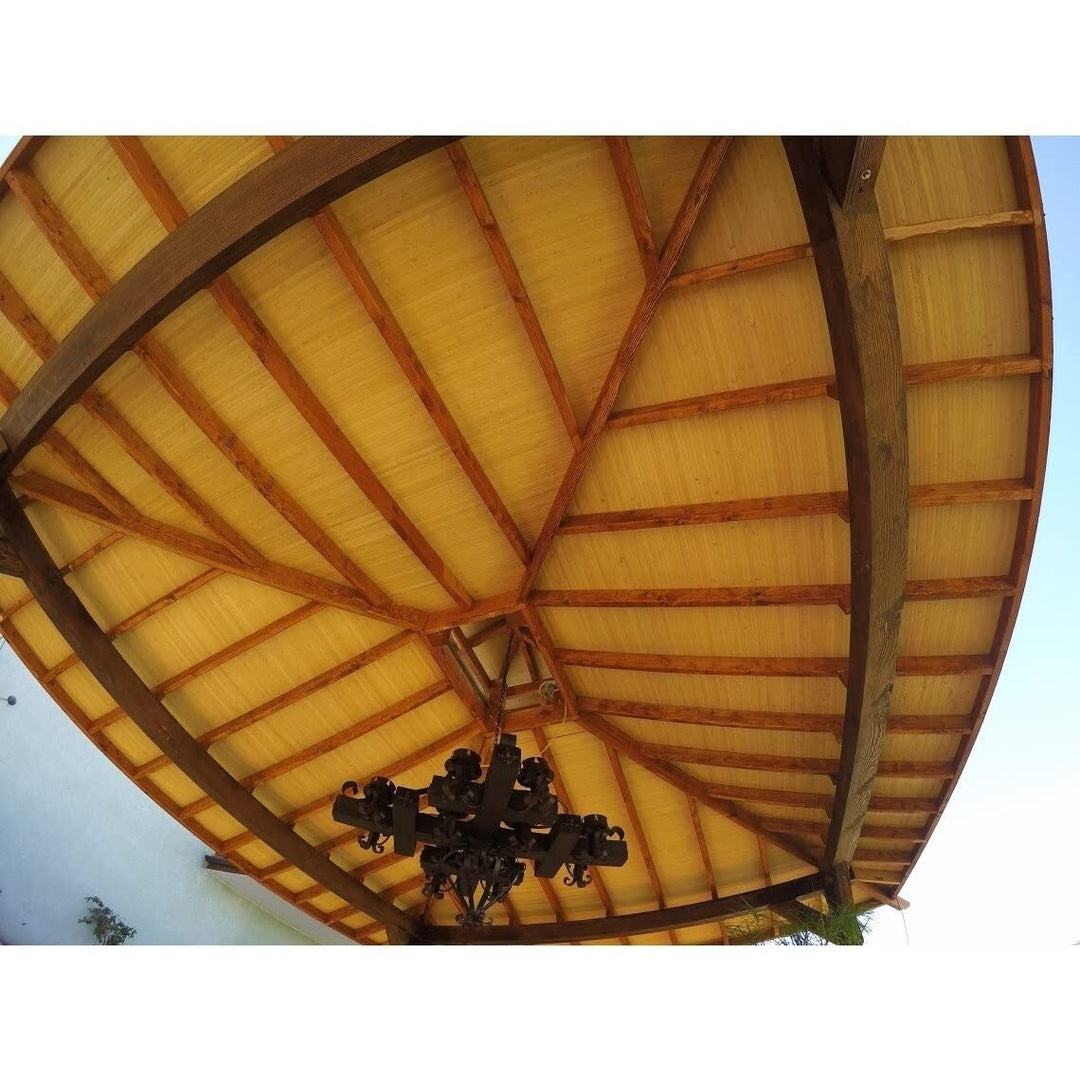 Bamboo Panels 4ft H X 8ft L Natural Raw Wood - Diamond Home USA