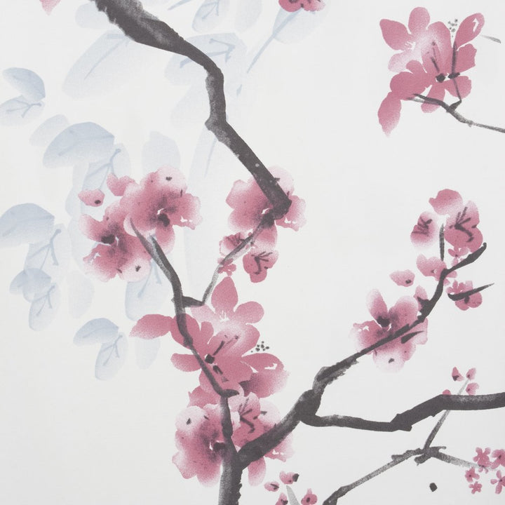 MAYTEX Cherrywood Blossom Fabric Shower Curtain Multi Floral 70 es x 72 - Diamond Home USA