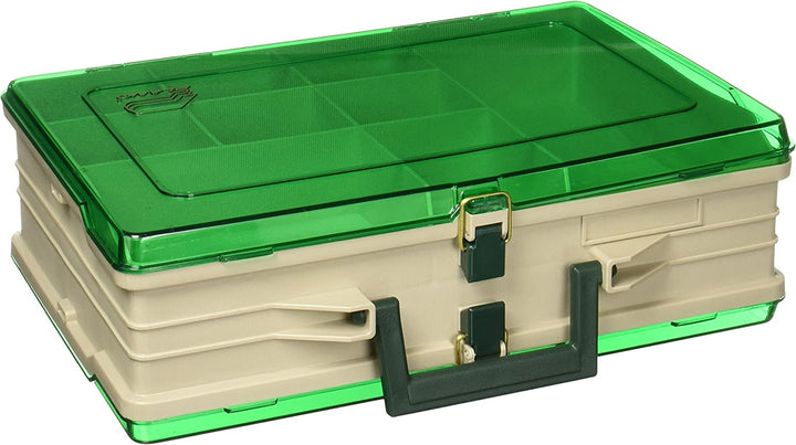 Plano Magnum Tackle Box Double Side Sandstone/Green 1119 Premium Tackle