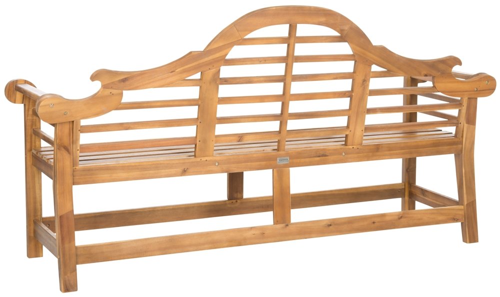 Safavieh Patio Collection Felicity Adirondack Acacia Wood Bench - Diamond Home USA