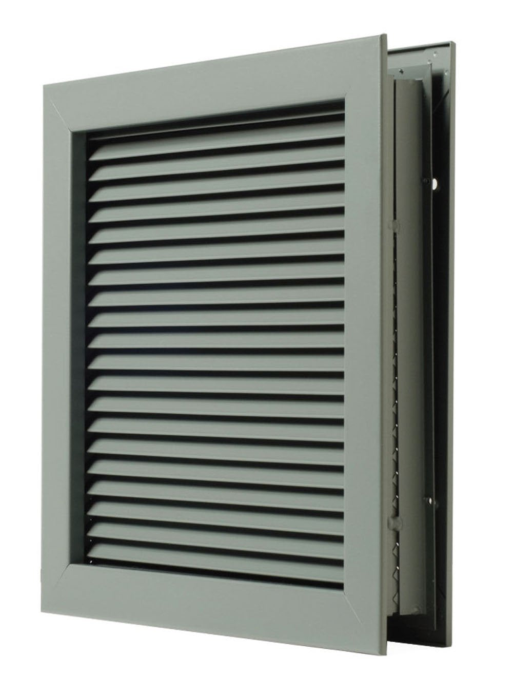 National Guard L700Rx12X12 Louver 12" x 12" Gray