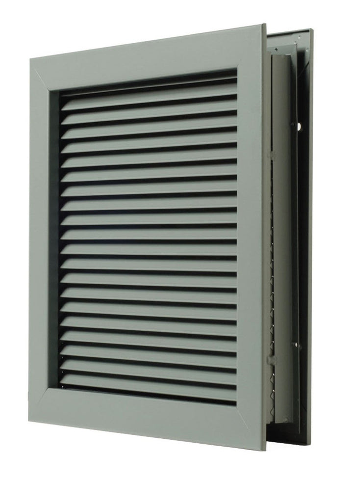 National Guard L700Rx12X12 Louver 12" x 12" Gray