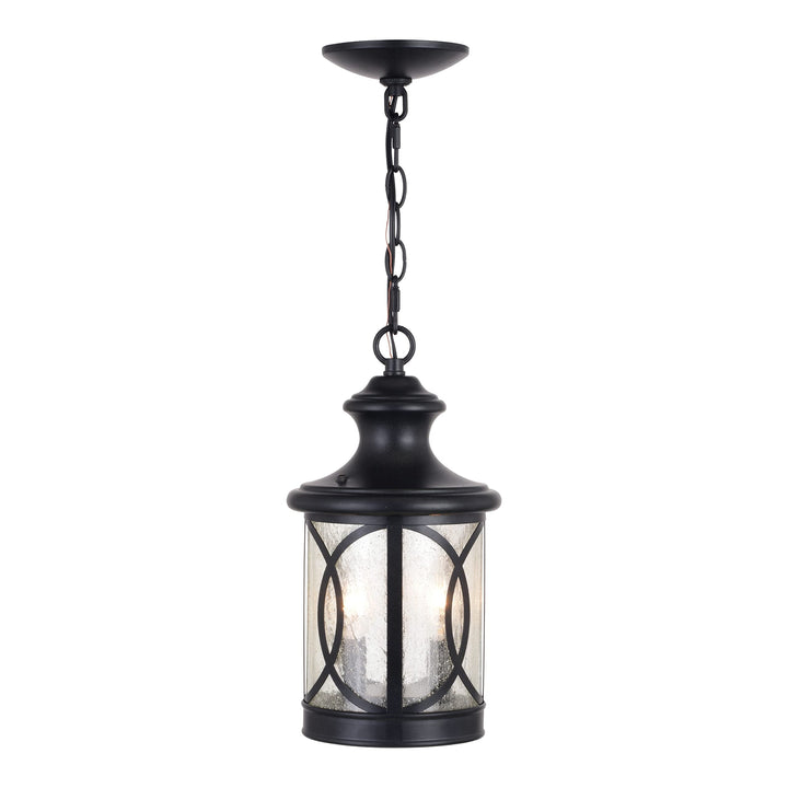 Magnolia 2 Light Oil Rubbed Bronze Outdoor with Clear Cylinder Glass 7.5-in. W X