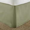 LL Sage Green Solid Color Pattern 14-inch Drop Bed Skirt King Size Elegant Sage - King
