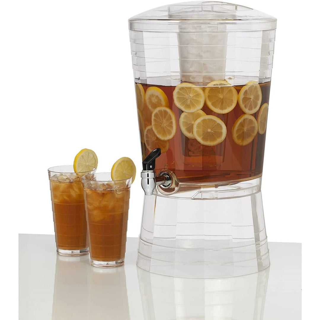 3-Gallon Mosaic Beverage Dispenser Clear Acrylic