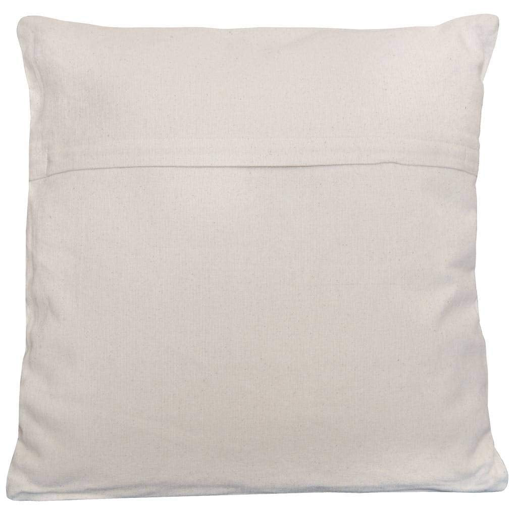 Handmade Chenille Ikat 20" Throw Pillow (Set of 2) Beige Brown Bohemian Eclectic - Diamond Home USA