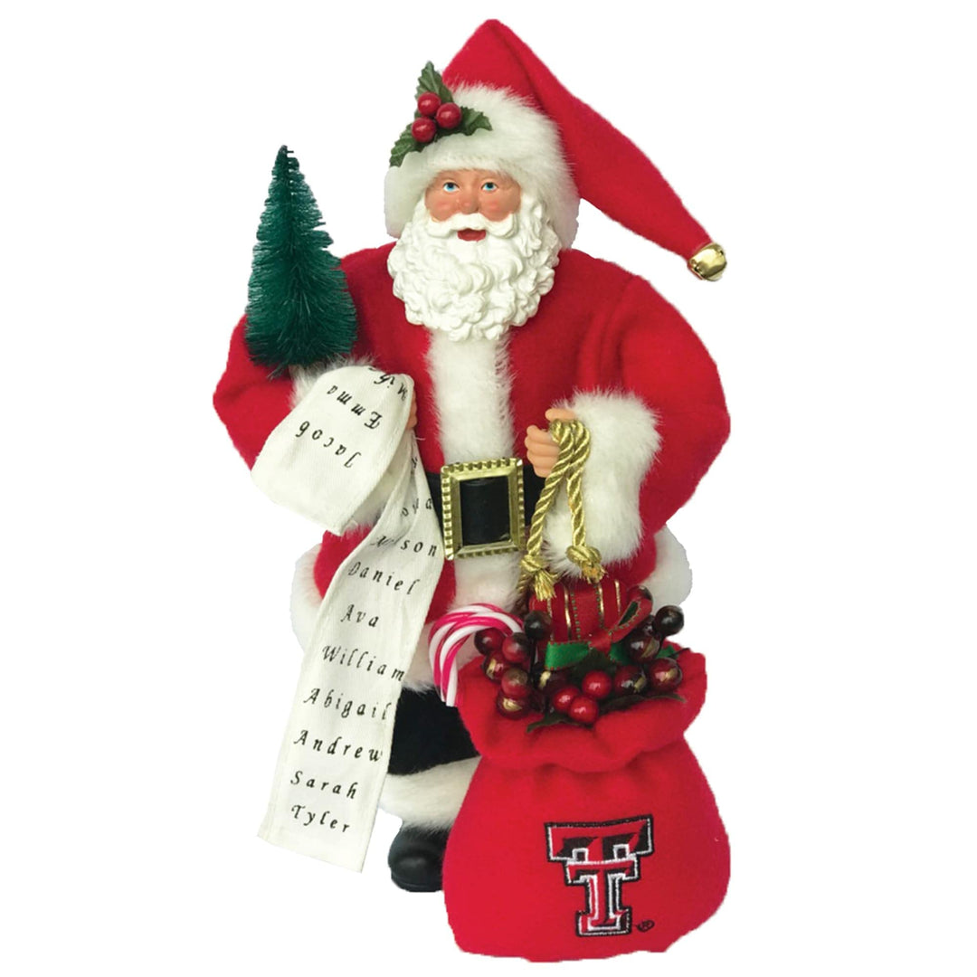 12 Inch Texas Tech Santa Red