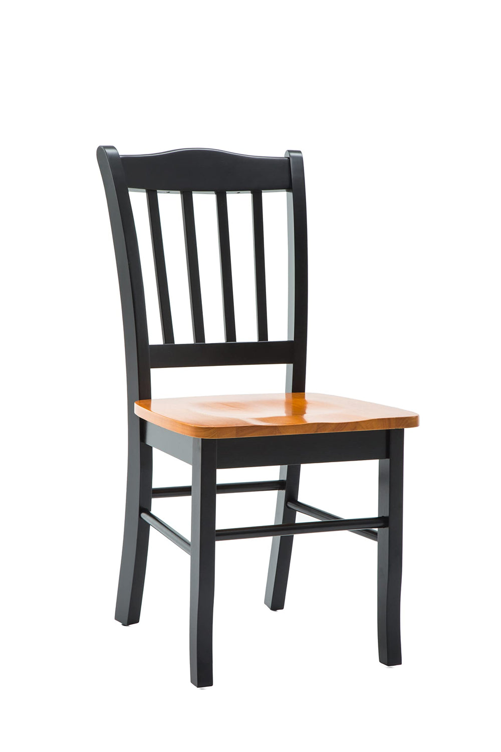 Boraam Shaker Chair Black/Oak Set of 2 - Diamond Home USA