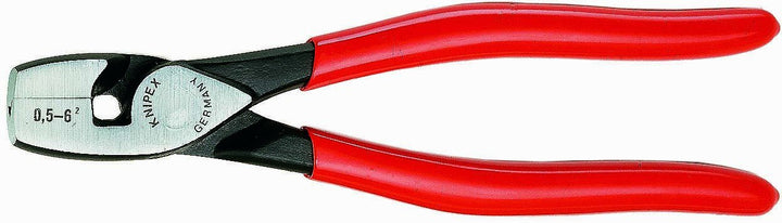 Knipex 97-81-180 Front Loading Crimping Pliers for end sleeves (ferrules)