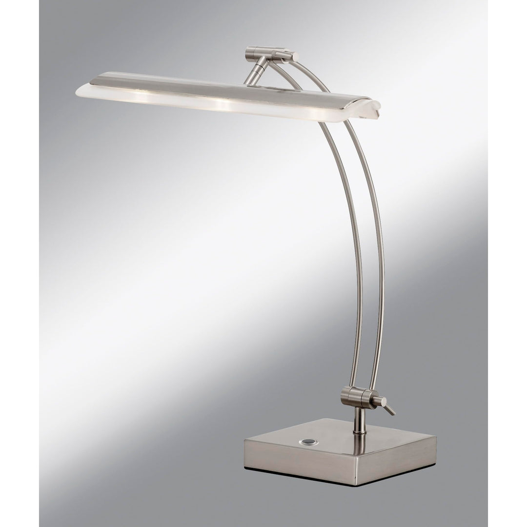 Adesso 5090-22 Esquire LED Desk Lamp 13-19 in. 9W Full Spectrum LED Brushed - Diamond Home USA