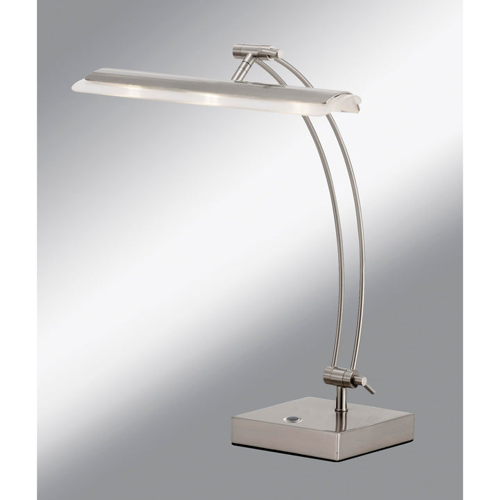 Adesso 5090-22 Esquire LED Desk Lamp 13-19 in. 9W Full Spectrum LED Brushed - Diamond Home USA