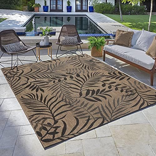 Gertmenian Indoor Outdoor Area Rug Classic Flatweave Washable Stain & UV