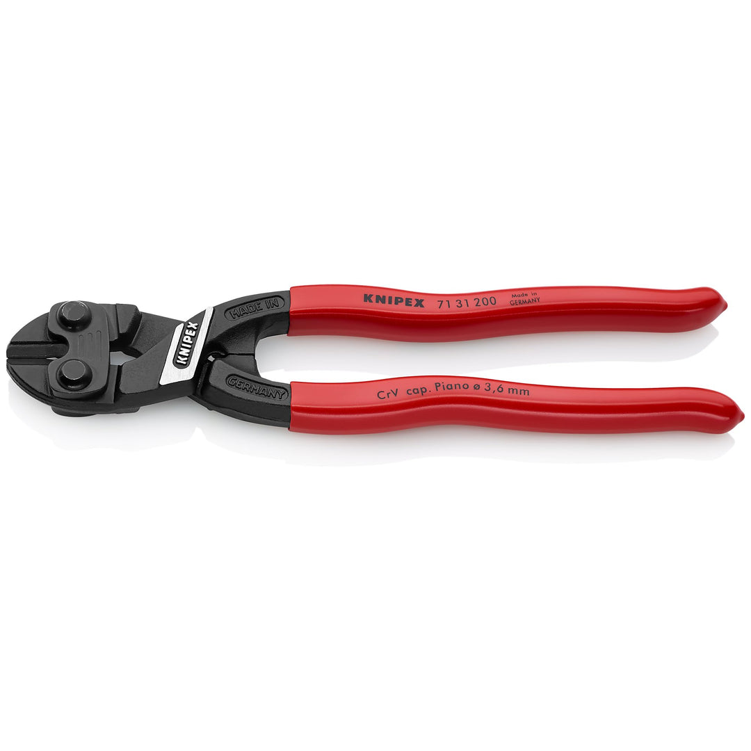 Knipex 8" Cobolt Compact Bolt Cutters Recessed Blade - Plastic Grip - Diamond Home USA