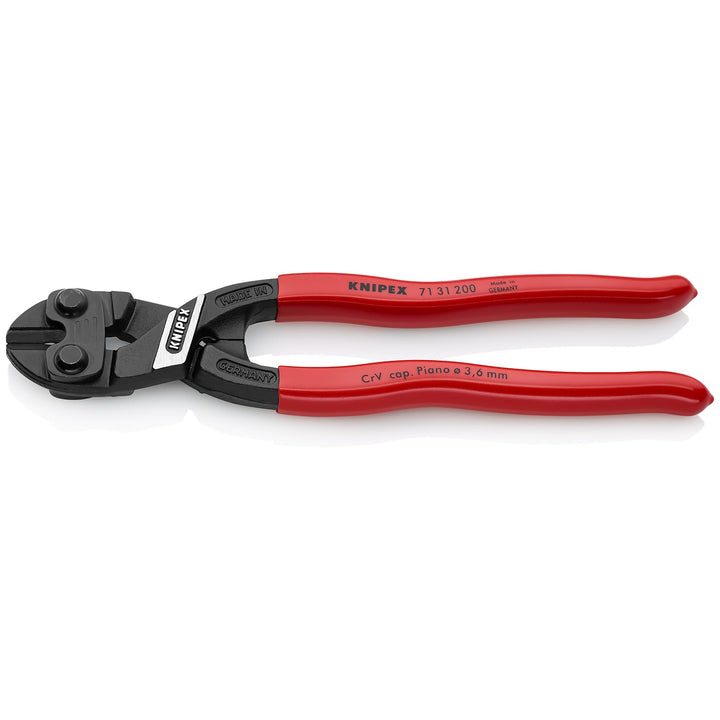 Knipex 8" Cobolt Compact Bolt Cutters Recessed Blade - Plastic Grip - Diamond Home USA