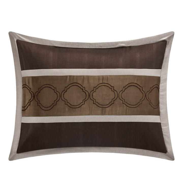 7 Piece n Color Geometric Comforter Cal California Set