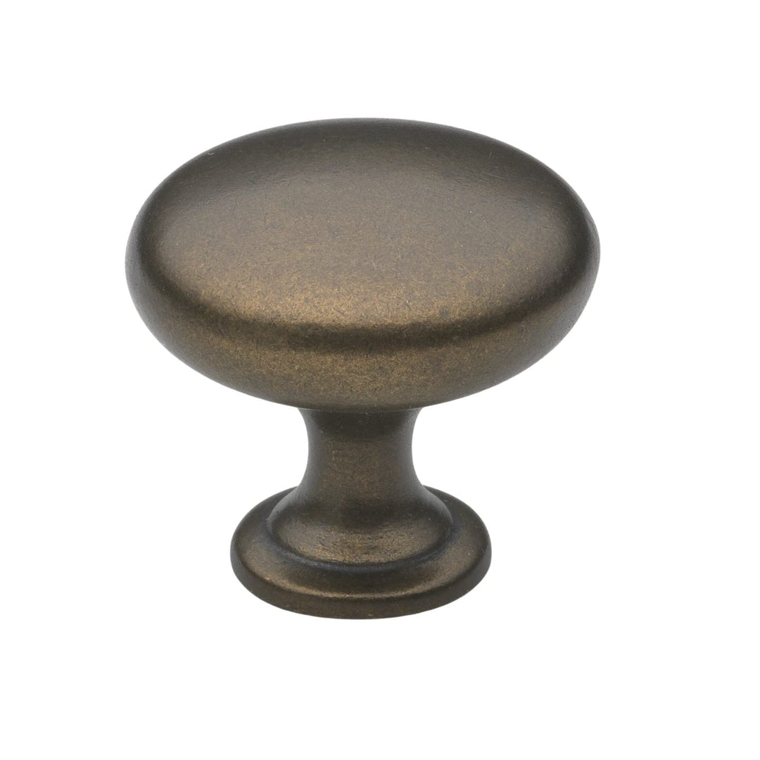 GlideRite Hardware 5411-AB-10 1.125 inch Diameter Classic Round Antique Brass