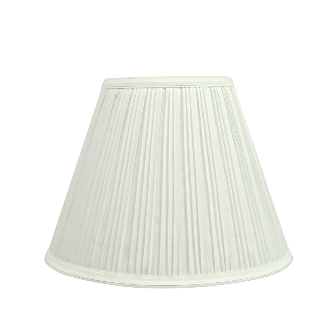 Off White Pleated Empire Shape Uno Construction Lamp Shade (6" X 12" 9")