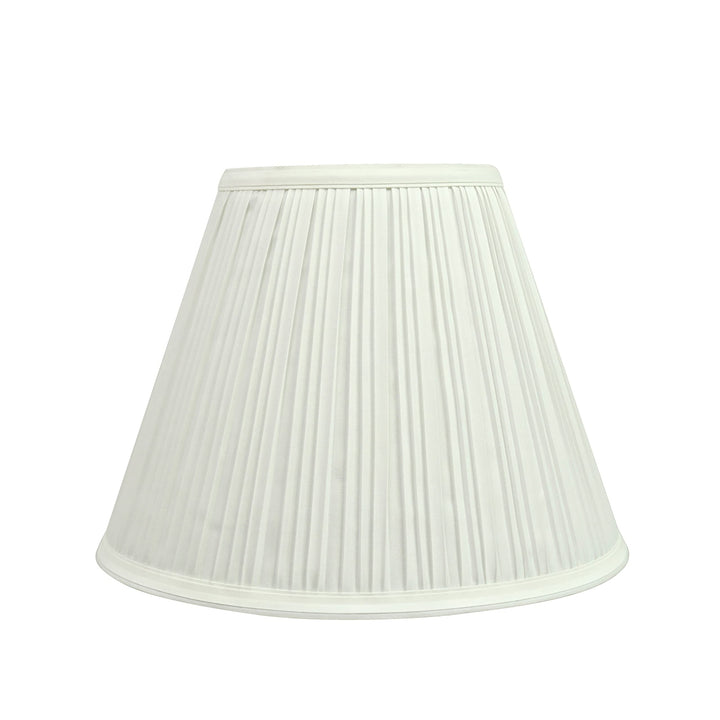 Off White Pleated Empire Shape Uno Construction Lamp Shade (6" X 12" 9")