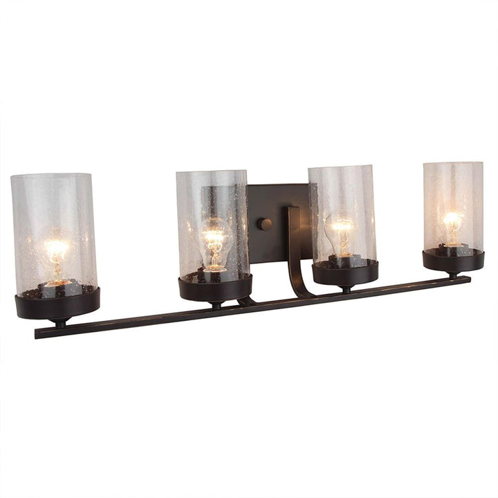 4 Light Vanity Lighting in Imperial Dark Brown 5.5l X 28.75w 8.25h in. Modern - Diamond Home USA